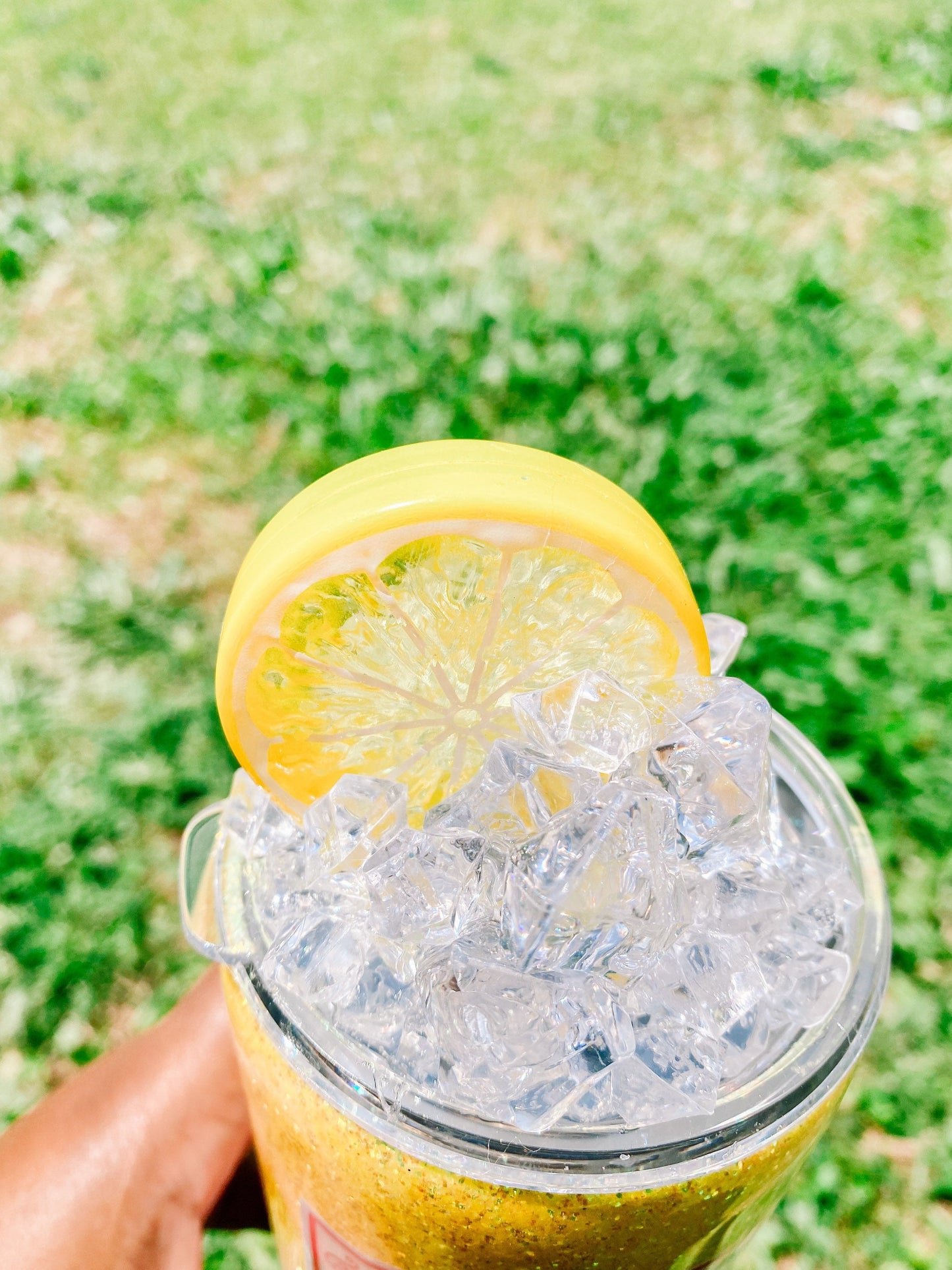 3D Pink Lemonade glitter tumbler + stainless steel + lemonade + resin tumbler