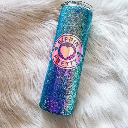 Sippin Pretty-Pretty Girl tumbler