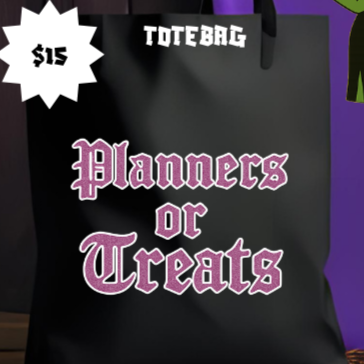 Witchy Planners and Wicked Spreads: Tote bag